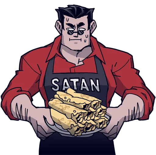 🤢 Стикер «Helltaker» для Telegram