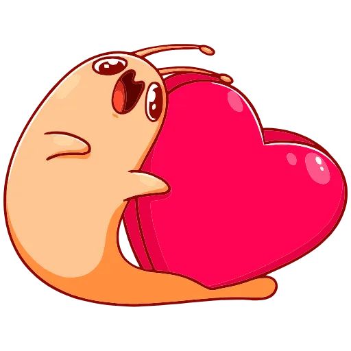 ❤️ Эмодзи «Улитка Генри» для Telegram