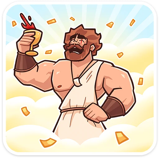 🍷 Стикер «Геракл» для Telegram