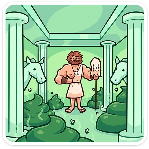💩 Стикер «Геракл» для Telegram