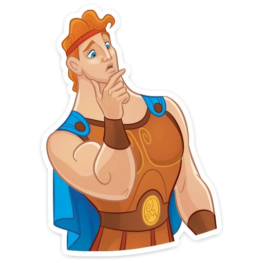🤔 Стикер «Геркулес» для Telegram