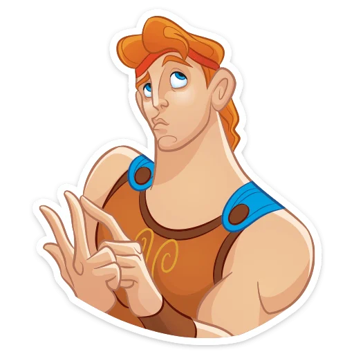 🤔 Стикер «Геркулес» для Telegram