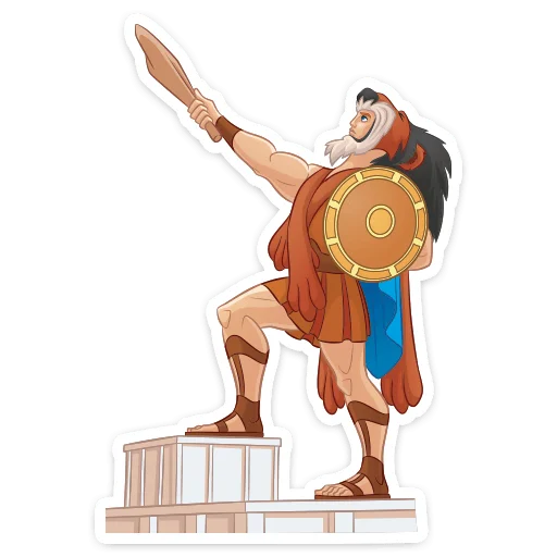 🗡 Стикер «Геркулес» для Telegram