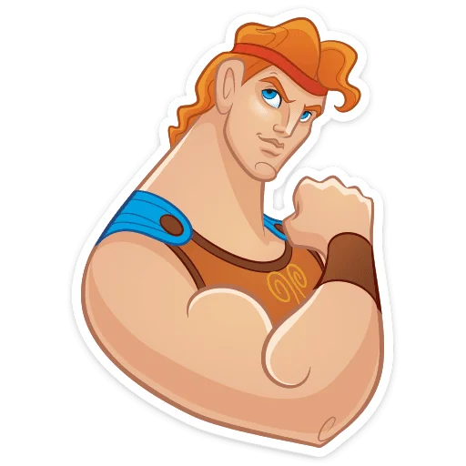 💪 Стикер «Геркулес» для Telegram