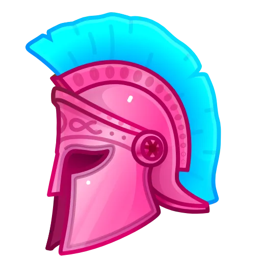 💎 Стикер «Heroic Helmet» для Telegram