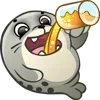 🦭 Эмодзи «🦭 Sealcalf - смайлы с тюленем» для Telegram