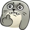 🦭 Эмодзи «🦭 Sealcalf - смайлы с тюленем» для Telegram
