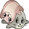 🦭 Эмодзи «🦭 Sealcalf - смайлы с тюленем» для Telegram