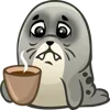 🦭 Эмодзи «🦭 Sealcalf - смайлы с тюленем» для Telegram