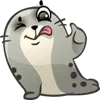 🦭 Эмодзи «🦭 Sealcalf - смайлы с тюленем» для Telegram