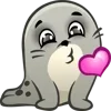 🦭 Эмодзи «🦭 Sealcalf - смайлы с тюленем» для Telegram
