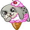 🦭 Эмодзи «🦭 Sealcalf - смайлы с тюленем» для Telegram