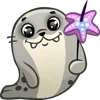 🦭 Эмодзи «🦭 Sealcalf - смайлы с тюленем» для Telegram