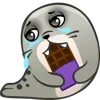 🦭 Эмодзи «🦭 Sealcalf - смайлы с тюленем» для Telegram