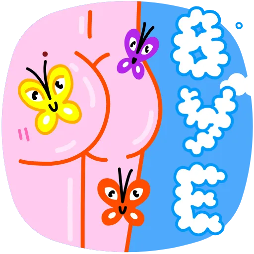 🍑 Стикер «Hi, Eva» для Telegram