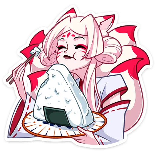 🍙 Стикер «первый пак» для Telegram