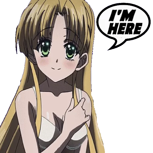 🙋 Стикер «HIGH SCHOOL DXD» для Telegram