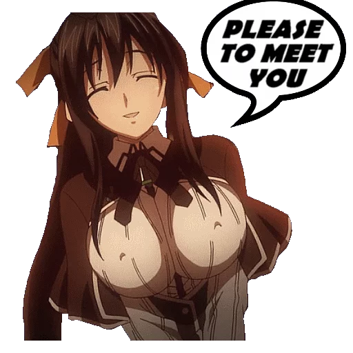 🤝 Стикер «HIGH SCHOOL DXD» для Telegram