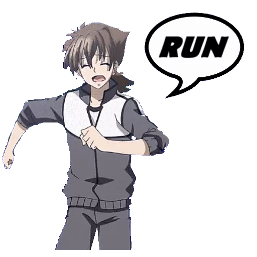 🏃 Стикер «HIGH SCHOOL DXD» для Telegram