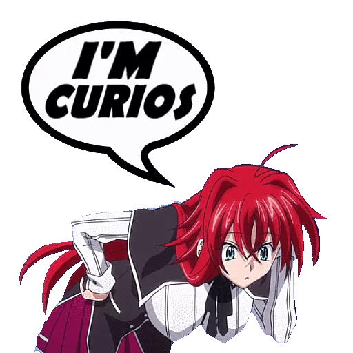 ❔ Стикер «HIGH SCHOOL DXD» для Telegram