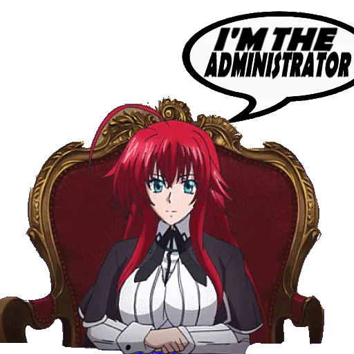 🤠 Стикер «HIGH SCHOOL DXD» для Telegram