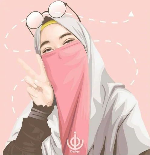 😍 Стикер «hijab-tyan» для Telegram