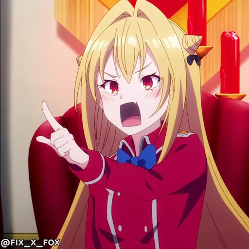 😡 Стикер «Hikikomari Kyuuketsuki no Monmon p1» для Telegram