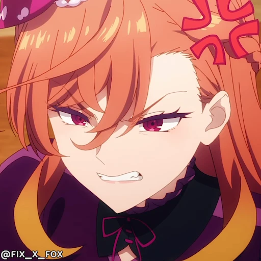 😡 Стикер «Hikikomari Kyuuketsuki no Monmon p2» для Telegram