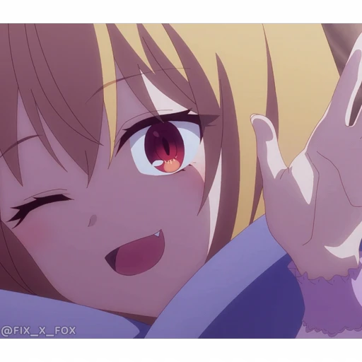 😉 Стикер «Hikikomari Kyuuketsuki no Monmon p2» для Telegram