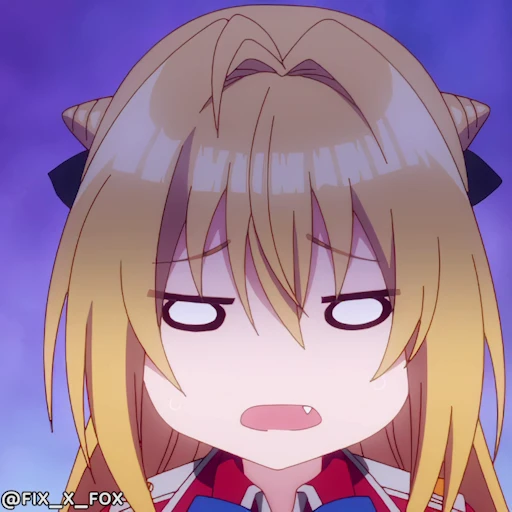 😞 Стикер «Hikikomari Kyuuketsuki no Monmon p2» для Telegram