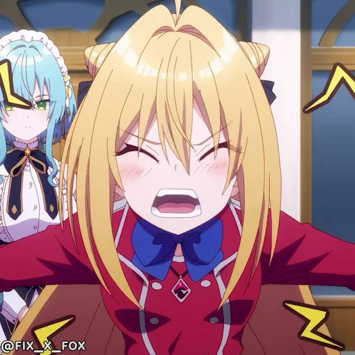 🤬 Стикер «Hikikomari Kyuuketsuki no Monmon p2» для Telegram