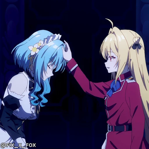 🥰 Стикер «Hikikomari Kyuuketsuki no Monmon p2» для Telegram