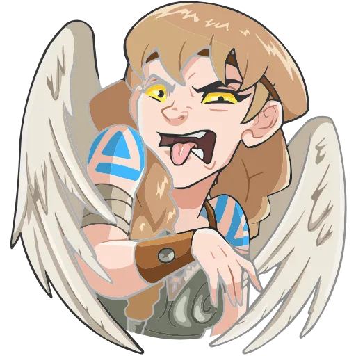 🤢 Эмодзи «Хильда» для Telegram