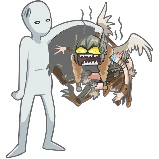 👹 Эмодзи «Хильда» для Telegram
