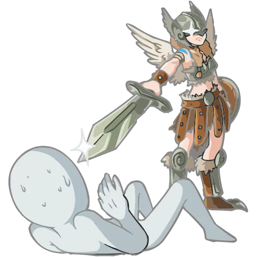 🗡 Эмодзи «Хильда» для Telegram