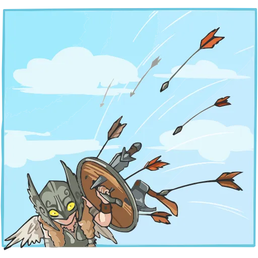 🛡 Эмодзи «Хильда» для Telegram