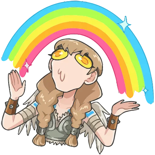 🌈 Эмодзи «Хильда» для Telegram