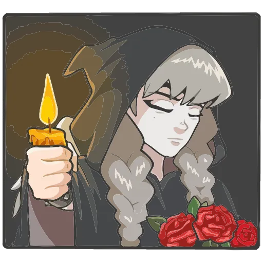🕯 Эмодзи «Хильда» для Telegram