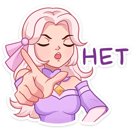 🙅‍♀️ Стикер «Хина» для Telegram