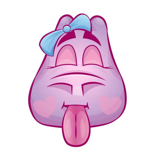 😝 Стикер «Бегемот Сяма» для Telegram