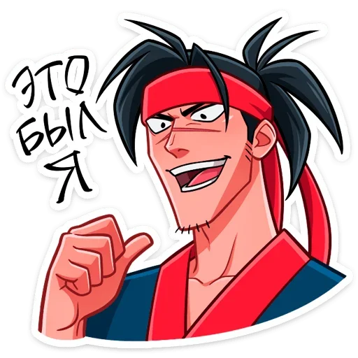 🤪 Стикер «Хиро» для Telegram