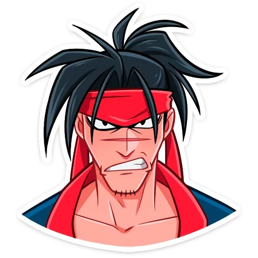 😤 Стикер «Хиро» для Telegram