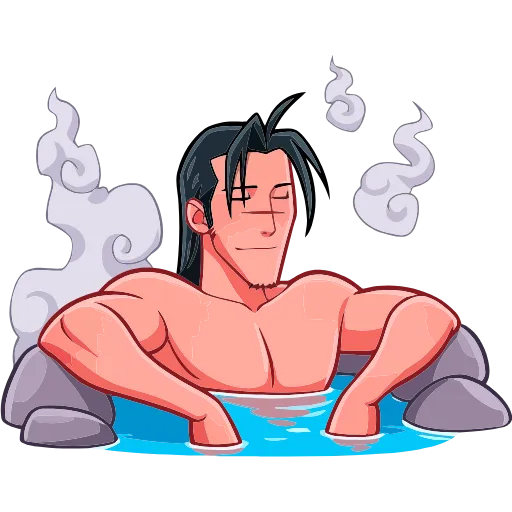 ☺️ Эмодзи «Самурай Хиро» для Telegram