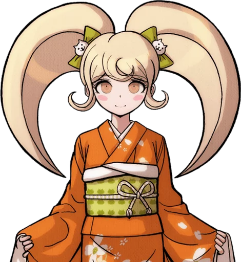 Стикерпак Hiyoko Saionji Хиёко Сайонджи для Telegram — скачать