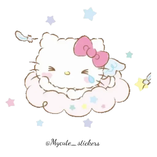 Стикерпак Hello Kitty BA для Telegram — скачать