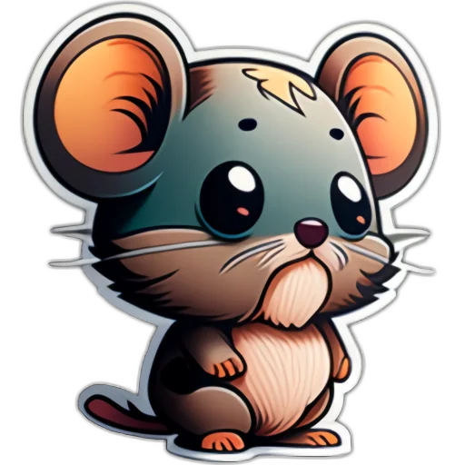 Стикерпак Neural mouse для Telegram — скачать