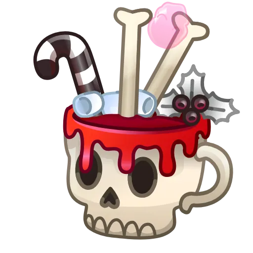 ☕️ Эмодзи «Holiday Drinks» для Telegram