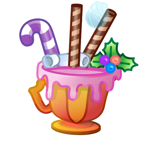 ☕️ Эмодзи «Holiday Drinks» для Telegram