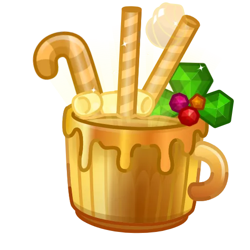 ☕️ Эмодзи «Holiday Drinks» для Telegram