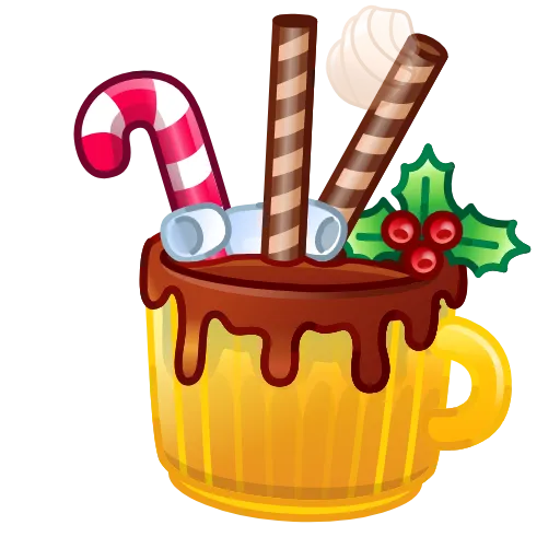 ☕️ Эмодзи «Holiday Drinks» для Telegram
